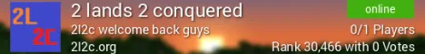 2 lands 2 conquered banner