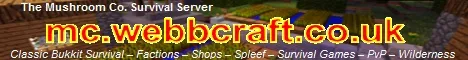 The Mushroom Co. Survival banner